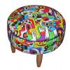 Round Small Footstool